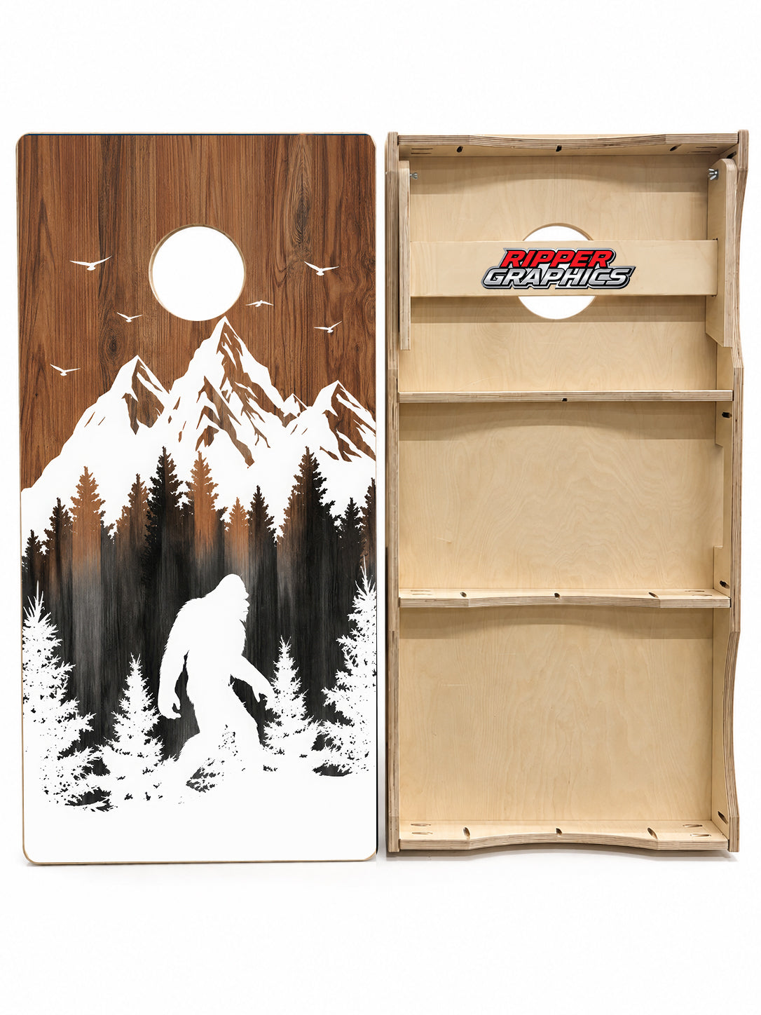 Big Foot Cornhole Design