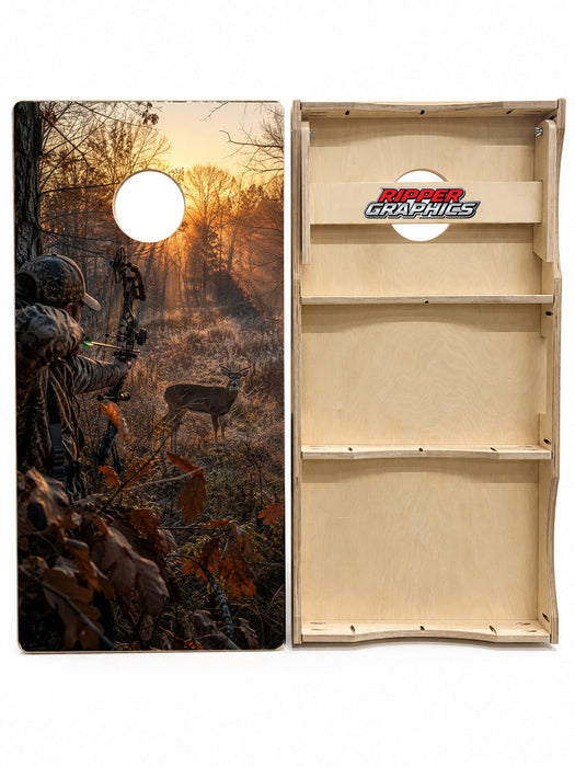 Deer Hunting Cornhole Design