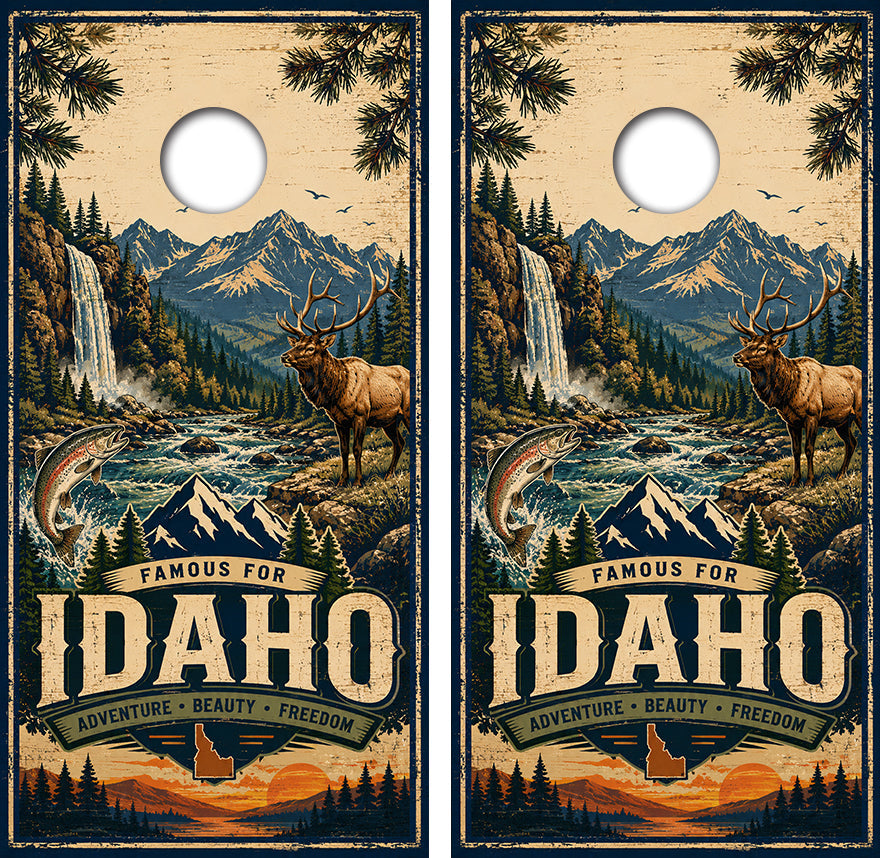 Idaho Cornhole Design