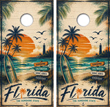 Florida Sunshine State Cornhole Design