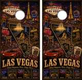 Las Vegas What Happens Here Stays Here Cornhole Design