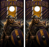Minnesota Vikings Football Cornhole Design