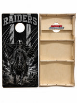 Las Vegas Raiders Football Cornhole Design