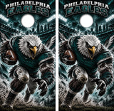 Philadelphia Eagles Football Inspired Cornhole Design