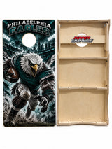 Philadelphia Eagles Football Inspired Cornhole Design