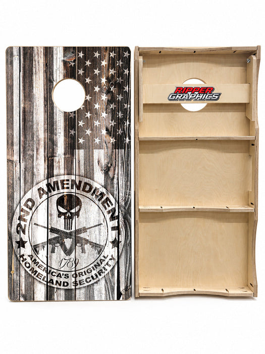 2nd Amendment Cornhole Design