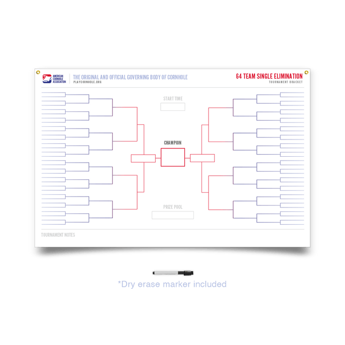 Cornhole Tournament Brackets
