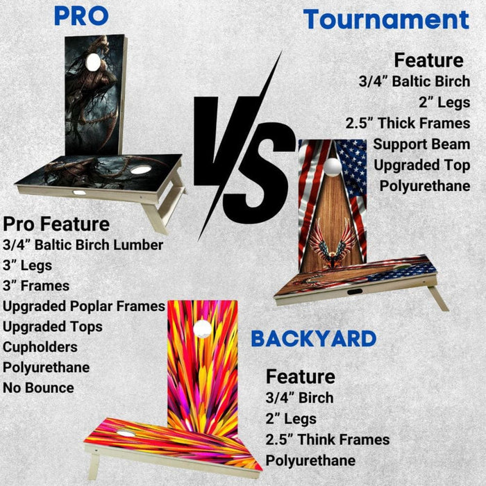 Brick Flag Professional Cornhole Boards