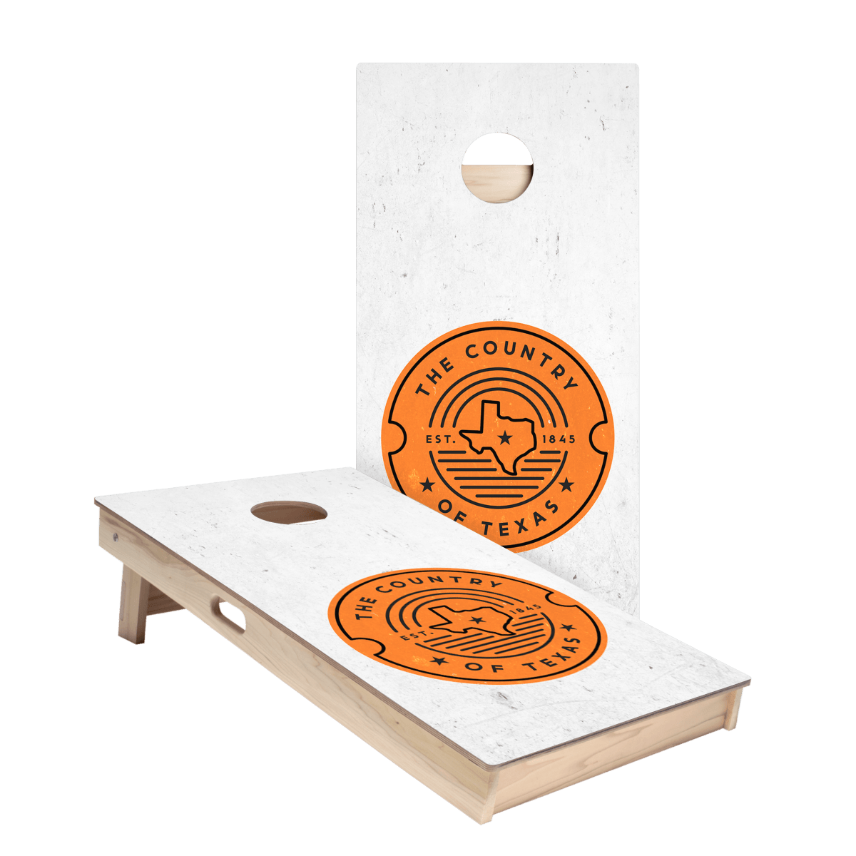 Country Of Texas Star Cornhole Boards