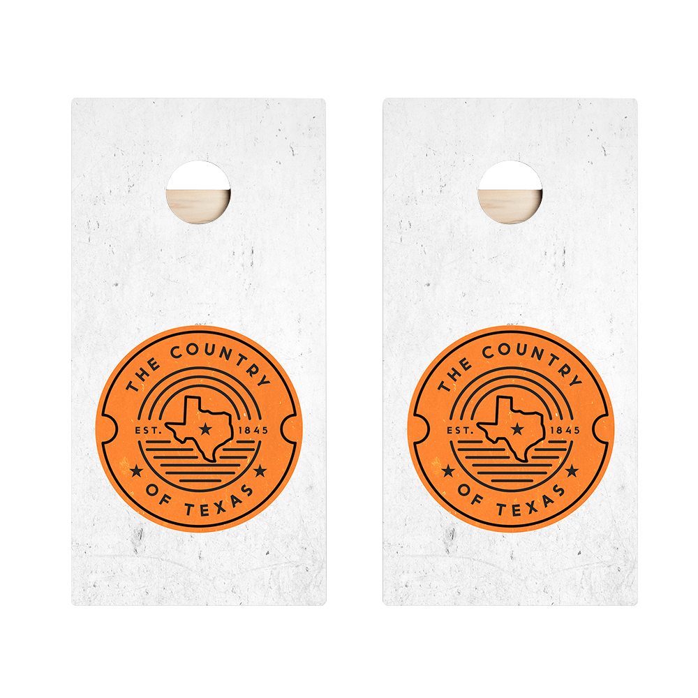 Country Of Texas Star Cornhole Boards