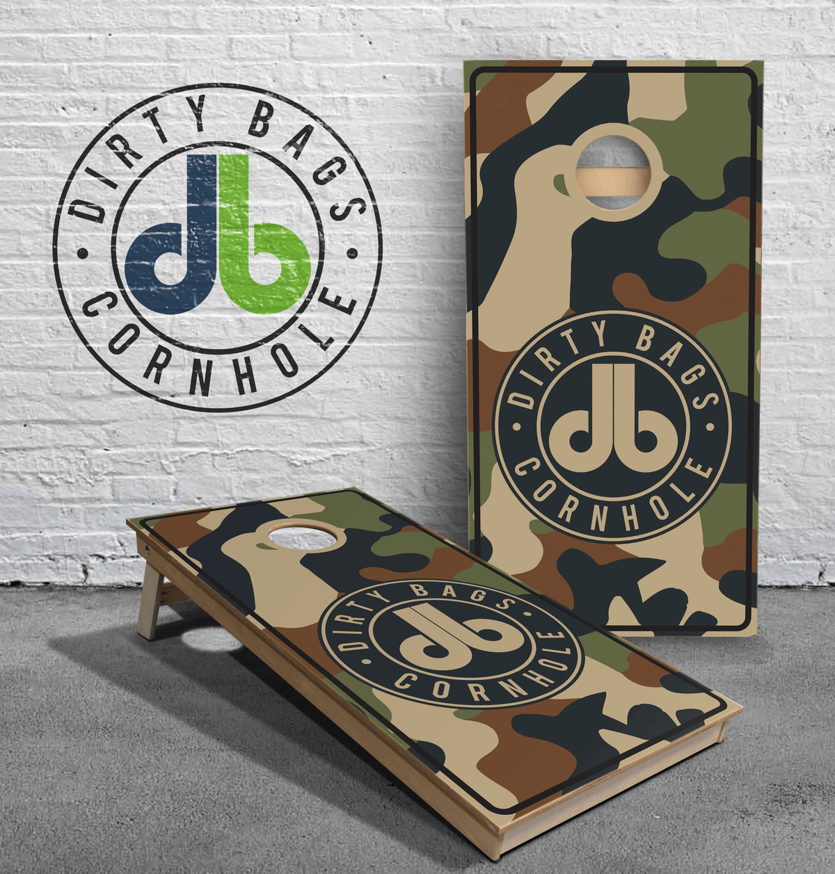 boards Dirty Bags Professional Cornhole Boards - Camouflage
