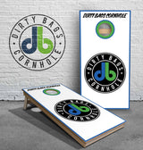 boards Cornhole Boards - White DB Badge Boards