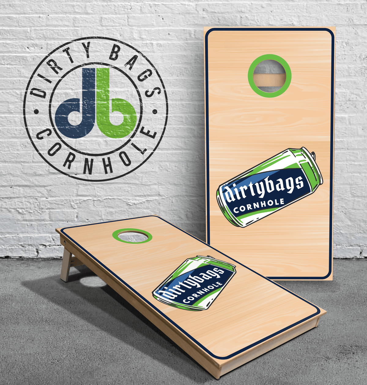 boards Professional Cornhole Boards - db Beer Can Edition