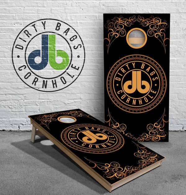 boards db Art Deco Cornhole Boards