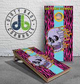 boards Cornhole Boards - db Punk Rock Skull