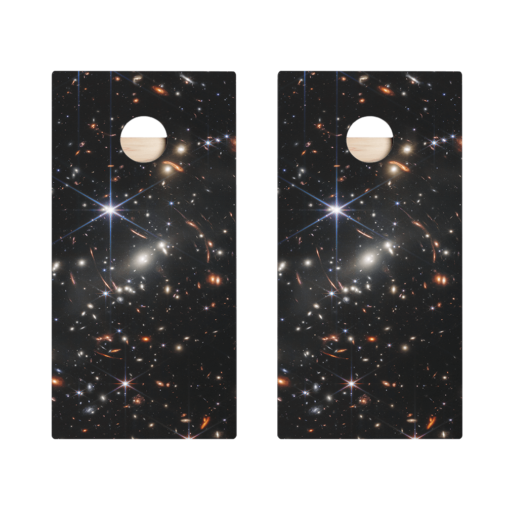 Deep Field Star Cornhole Boards