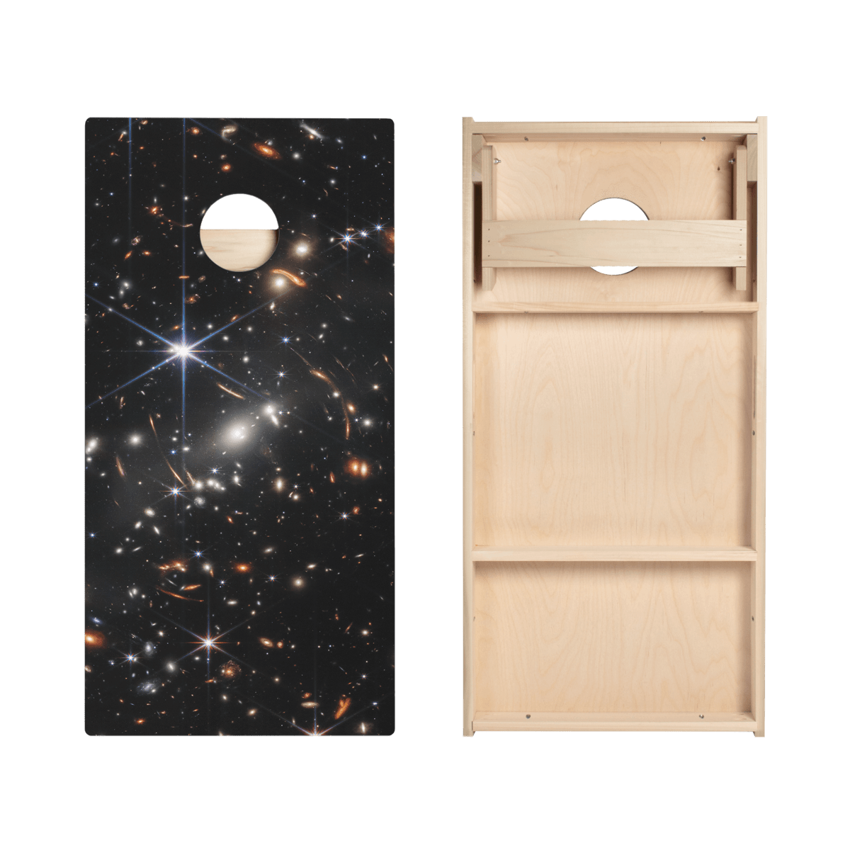 Deep Field Star Cornhole Boards