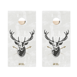 Deer Illustration Star Cornhole Boards