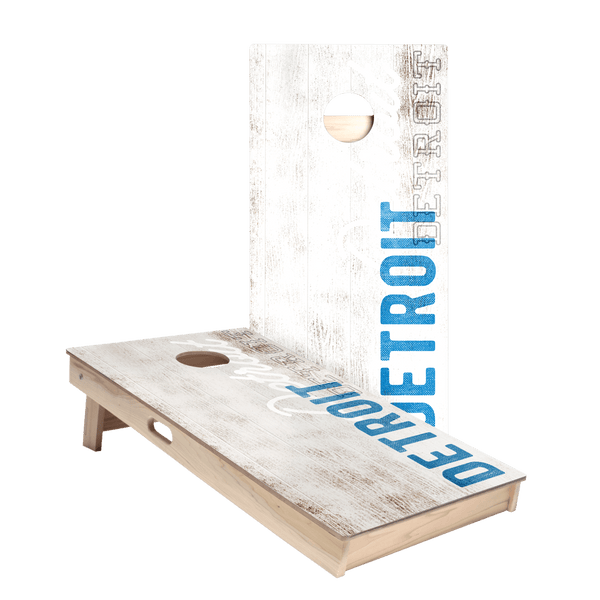 Detroit Football Vintage Gameday Star Cornhole Boards