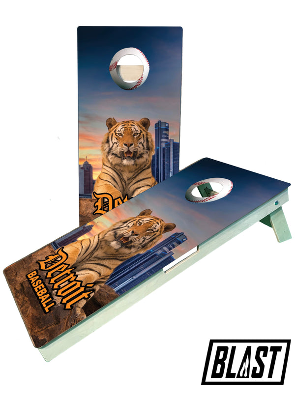 cornhole boards Detroit Baseball Cornhole Boards