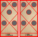 Devon Industrial 5 Hole Cornhole Set