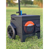 Black / No Rogue Iron Disc Golf Cart