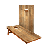 Distressed Wood Backyard 2400 Cornhole Boards