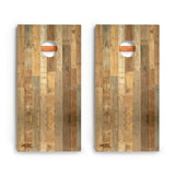 Distressed Wood Backyard 2400 Cornhole Boards