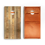Distressed Wood Backyard 2400 Cornhole Boards