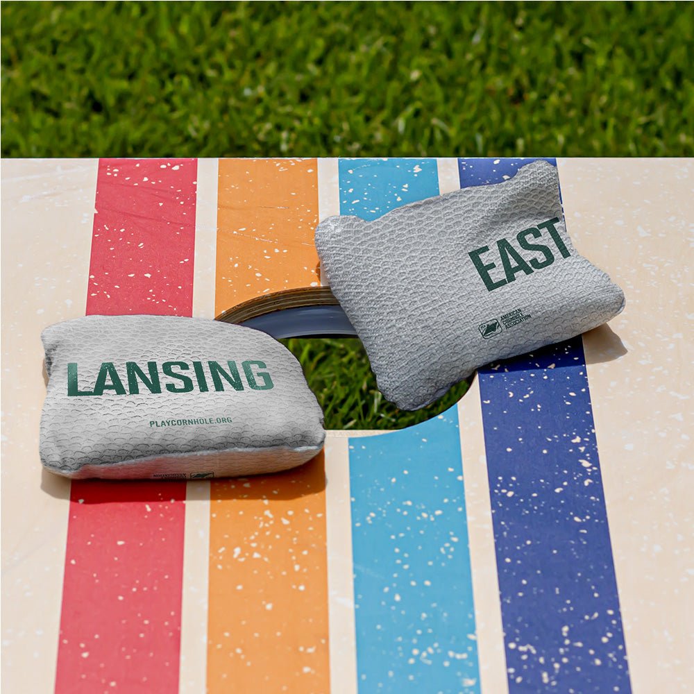 East Lansing Campus Gameday Synergy Pro Cornhole Bags