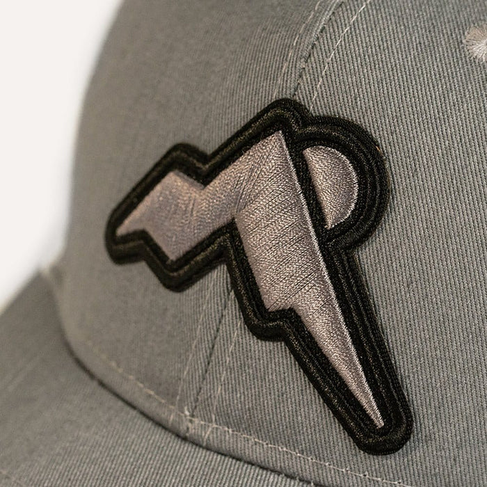 Hats Gray Elakai Embroidered Mountain Patch Low-Profile Trucker Hat