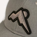 Hats Gray Elakai Embroidered Mountain Patch Low-Profile Trucker Hat