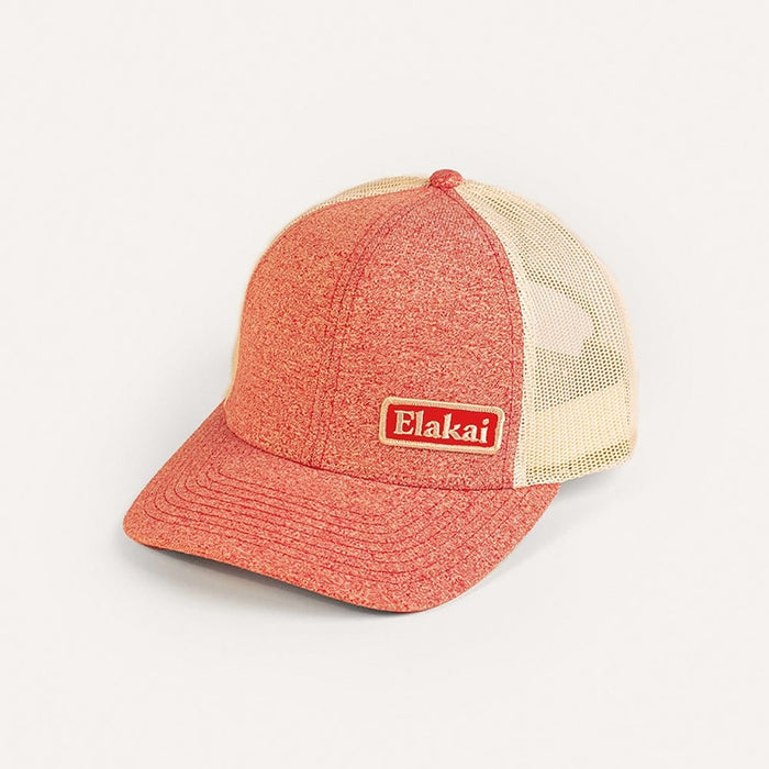 Hats Red Elakai Patch Low-Profile Trucker Hat