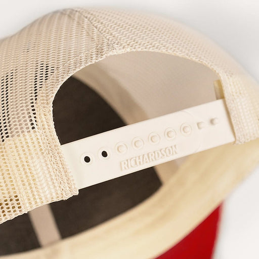 Hats Red Elakai Patch Low-Profile Trucker Hat