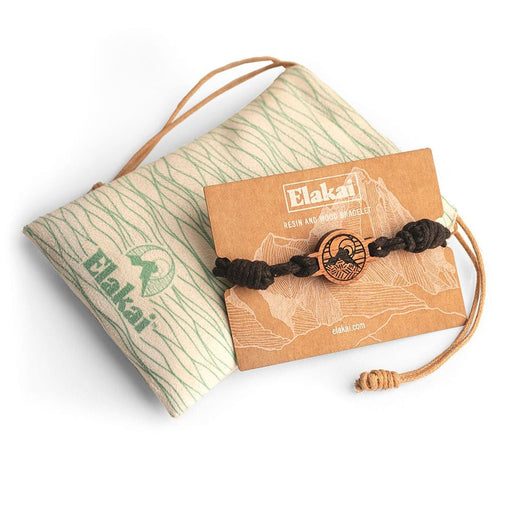 Bracelet Natural Wood Elakai Wood Logo Bracelet