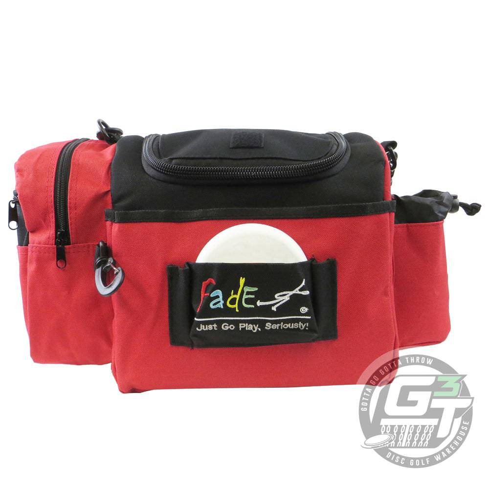 Bag Red Fade Gear Crunch Box Disc Golf Bag