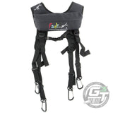 Bag Black Fade Gear WeatherGuard Suspenders Disc Golf Bag Backpack Strap