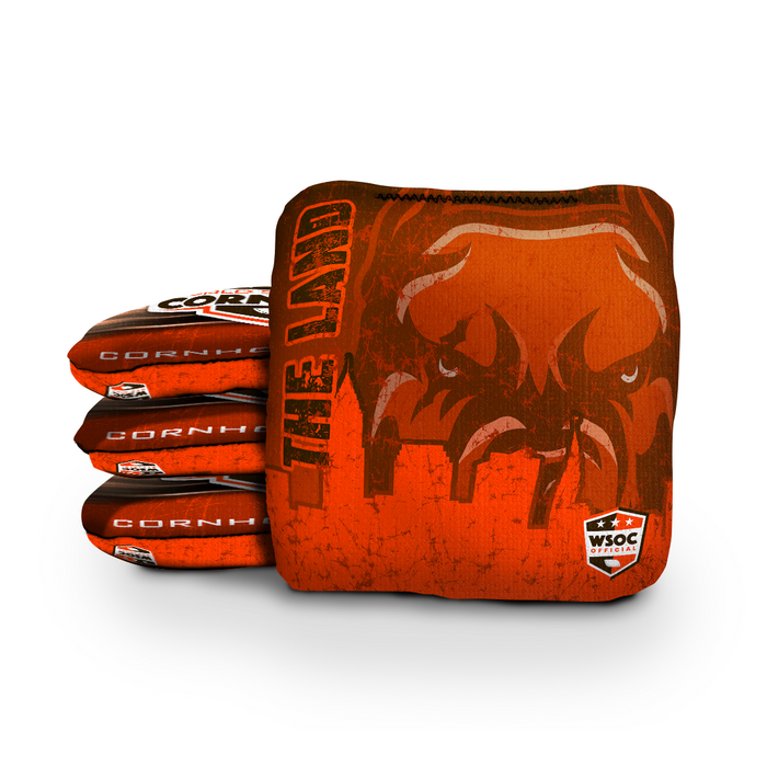 Cleveland Browns Dawg Pound - 6 Inch WSOC Official Pro Cornhole Bags