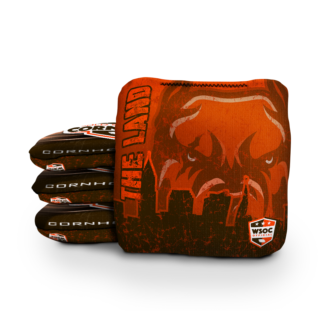 Cleveland Browns Dawg Pound - 6 Inch WSOC Official Pro Cornhole Bags