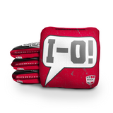 Ohio State Buckeyes OH-IO Talk Bubble - 6 Inch WSOC Official Pro Cornhole Bags
