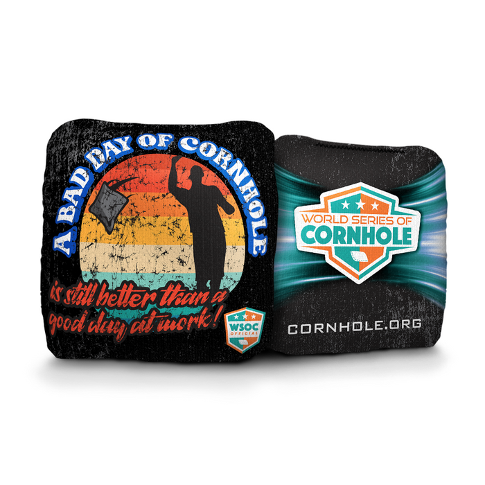 A Bad Day at Cornhole - 6 Inch WSOC Official Pro Cornhole Bags