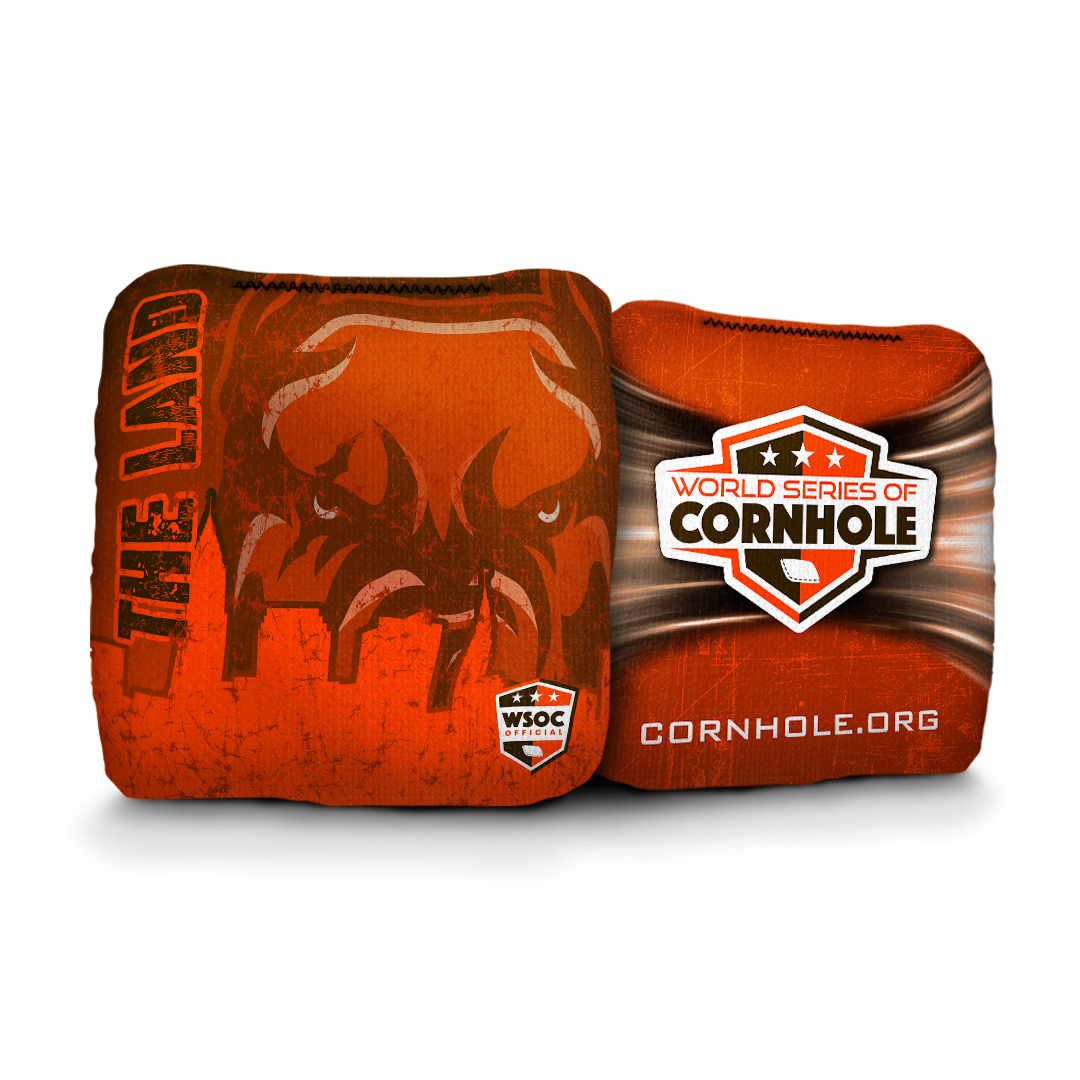 Cleveland Browns Dawg Pound - 6 Inch WSOC Official Pro Cornhole Bags