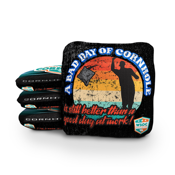 A Bad Day at Cornhole - 6 Inch WSOC Official Pro Cornhole Bags