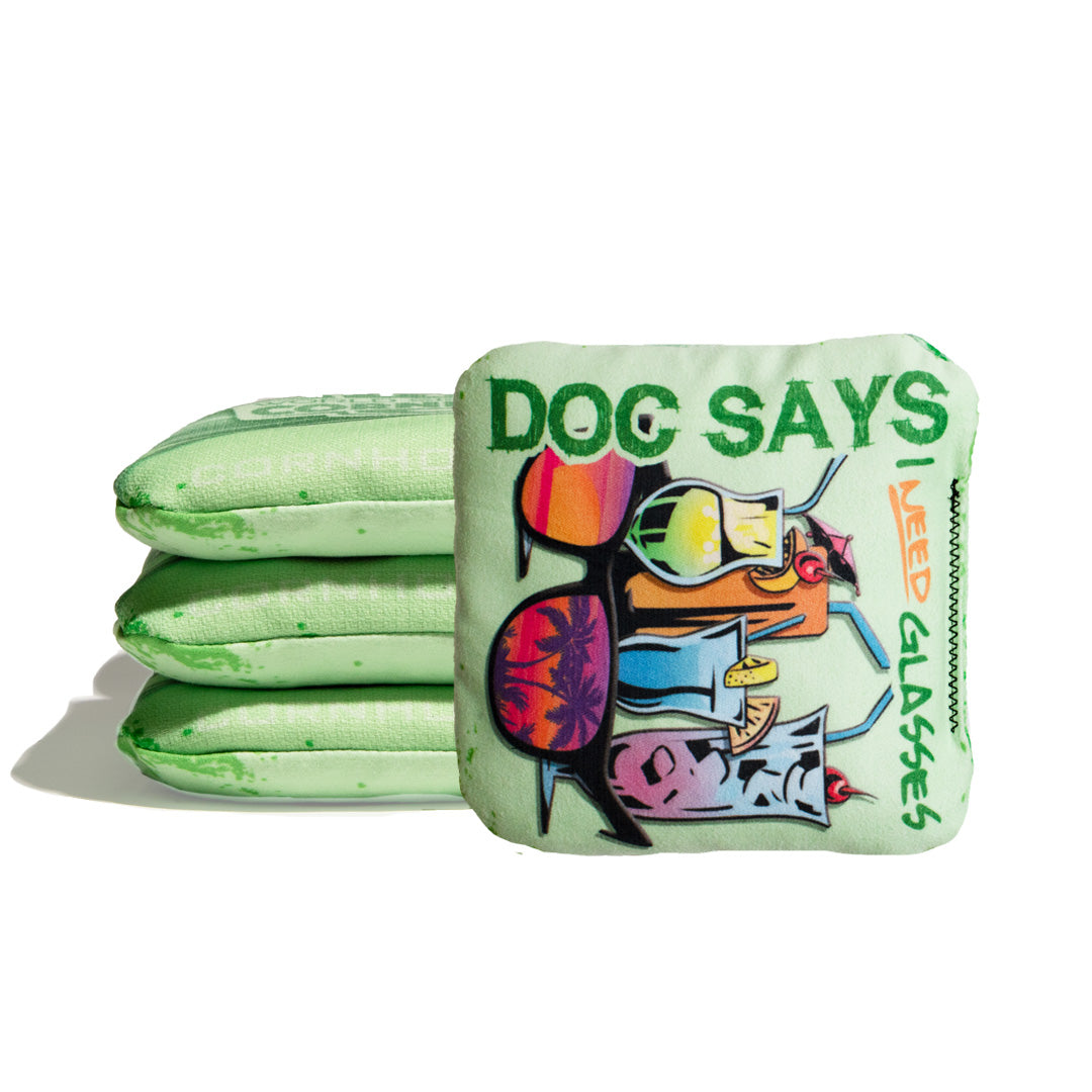 Doc Says I Need Glasses - 6 Inch WSOC Official Pro Cornhole Bags