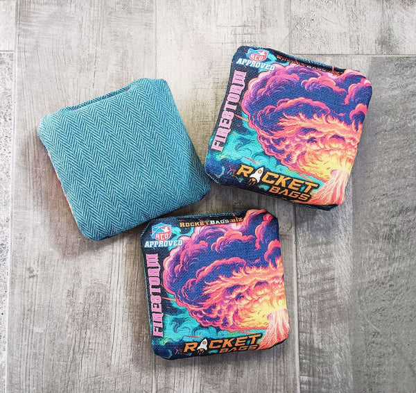 Pro Cornhole Bags ACO Approved FireStorm 3 Pro Cornhole Bags