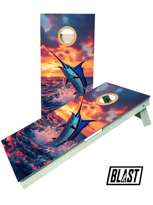 cornhole boards Sailfish Saltwater Fishing Cornhole Boards