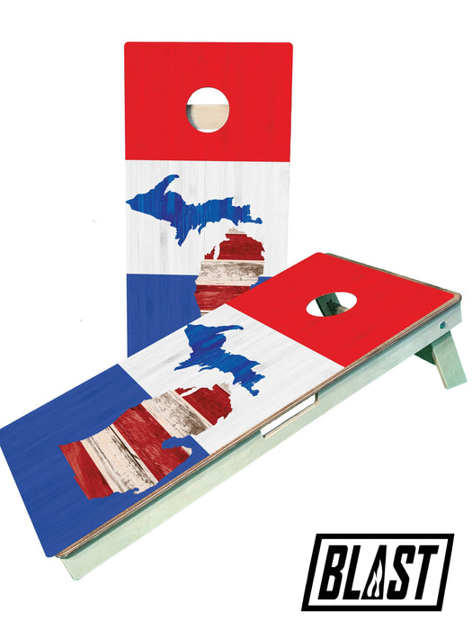 cornhole boards Michigan USA American Flag Cornhole Boards