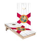 Florida Flag Star Cornhole Boards