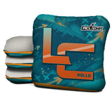 Miami Football Cornhole Bags - Set of 4 | Logic Cornhole