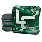New York - Green Football Cornhole Bags - Set of 4 | Logic Cornhole